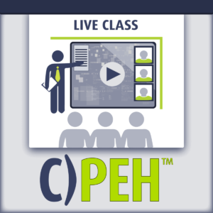 C)PEH Professional Ethical Hacker live class